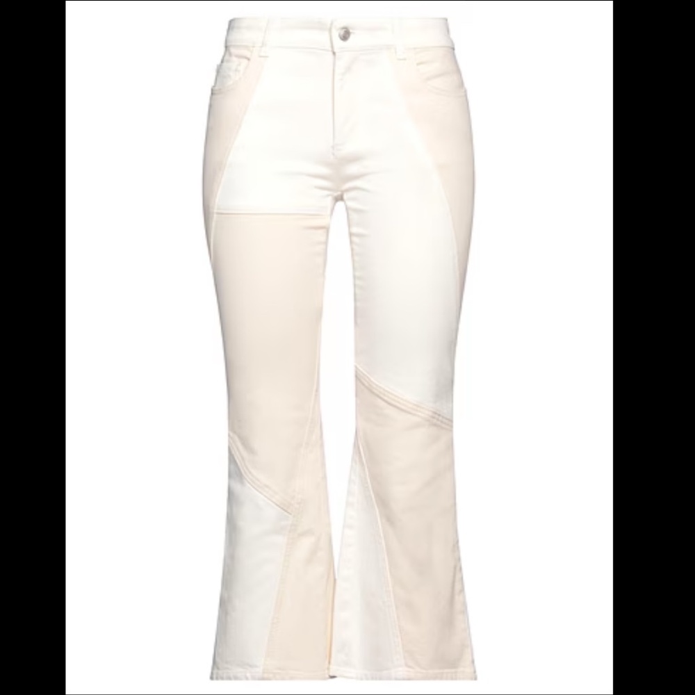 Alexander McQueen denim kickback jeans